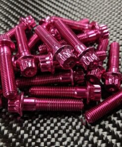12 Point Wheel Bolt (Kandy Pink) - 40 count