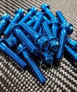 12 Point Wheel Bolt (Kandy Blue) - 40 count
