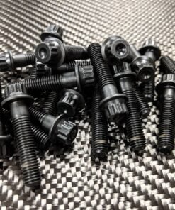12 Point Wheel Bolt (Black) - 40 count