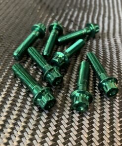 12 Point Wheel Bolt (Dark Green) - 40 count