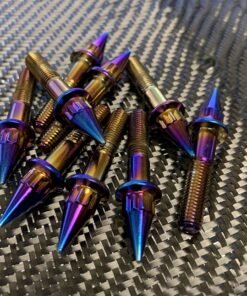 12 Point Spiked Wheel Bolt (Dark NeoChrome) - 40 count