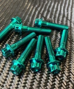 12 Point Wheel Bolt (Green) - 40 count