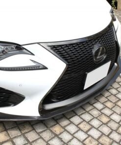 LEMS L/R Dry Carbon Front Spoilers (w Clear Coat) for 2017-19 Lexus RC-F [XC10]
