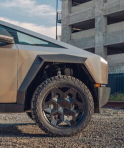 Tesla Cybertruck Front & Rear Carbon Fiber Fender Flares V1 – UP INVINCIBLE®