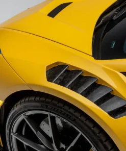 Vorsteiner Vicenza Edizione Aero Front Fender w/ Forged Carbon Fiber Integrated Vent & Splash Shield for LP 640-4 Lamborghini Huracan Performante