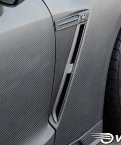 Overtake Dry Carbon Front Fender Side Vent for 2009-19 Nissan GT-R [R35]