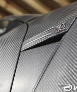 Overtake Dry Carbon Side Front Fender Emblem Set for 2009-19 Nissan GT-R [R35]