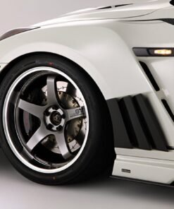 Varis ’14 Ver. Front Fenders and Carbon Louvers for CBA-R35 & DBA-R35 Nissan GT-R [VANI-074/VANI-090]