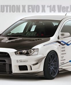 Varis 14′ Ultimate Front Bumper Ver.2 + Super Taikyu Front Lip for CZ4A Mitsubishi Lancer Evolution X [VAMI-213/VAMI-214]